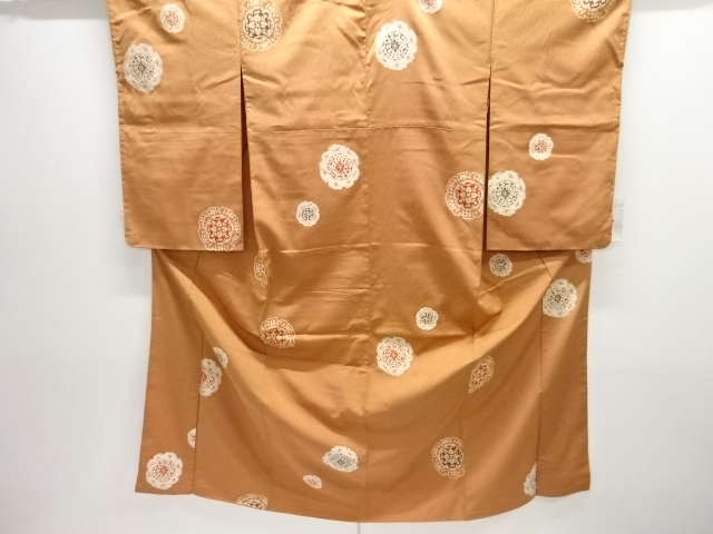 大正ロマン　華紋織り出し着物